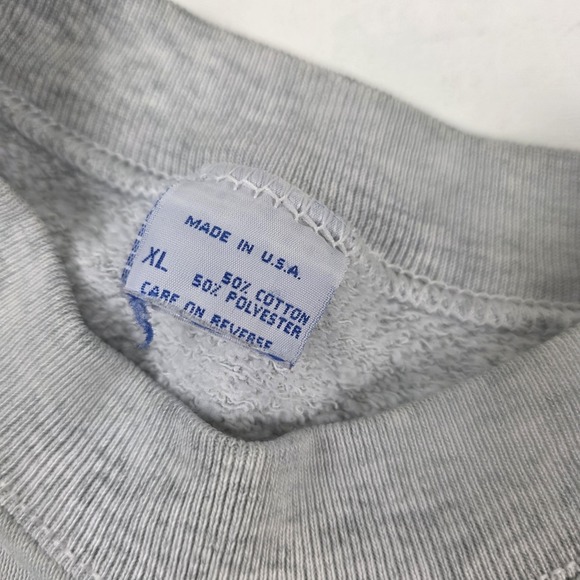 Vintage Kansas City Chiefs Sweatshirt Mens XL Gray NFL Football Made USA 90s - Picture 5 of 13